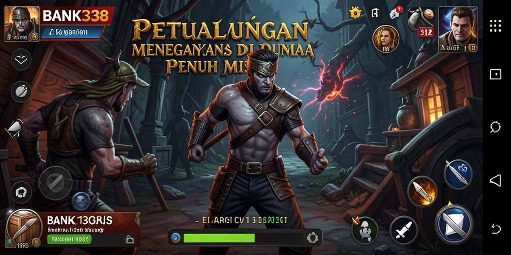Tampilan gameplay <strong>BANK338</strong> yang mendebarkan dan penuh aksi petualangan.