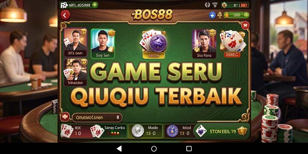 Gameplay seru QiuQiu di layar perangkat Anda.