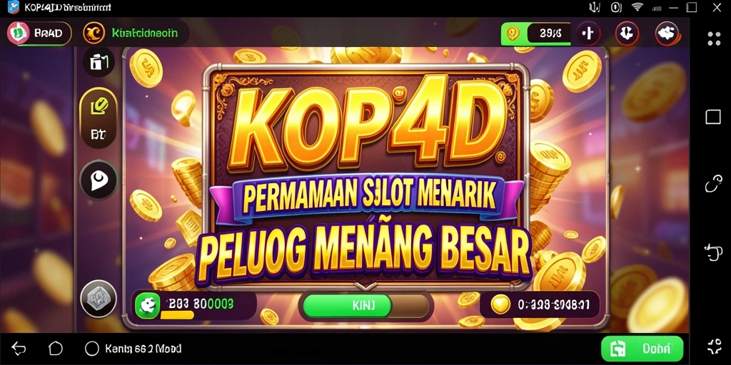 Gameplay seru KOPI4D dengan peluang menang yang tinggi.
