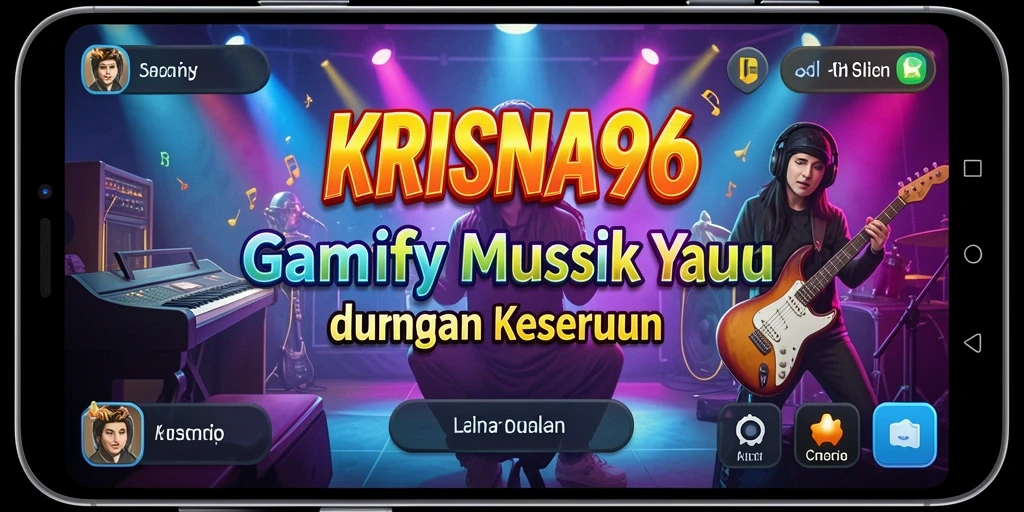 Screenshot KRISNA96 yang menunjukkan fitur gameplay music.