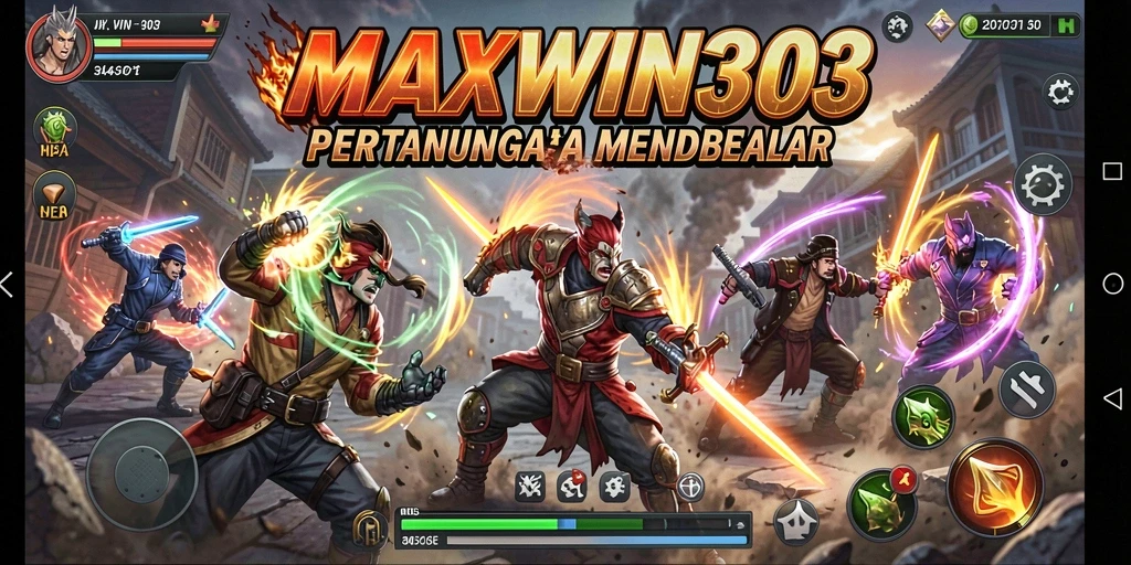 Screenshot gameplay MAXWIN303 menampilkan aksi yang mendebarkan.