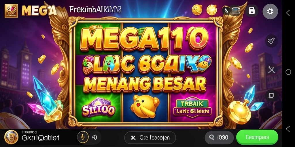 Tampilan gameplay MEGA111 yang menarik dan memukau.