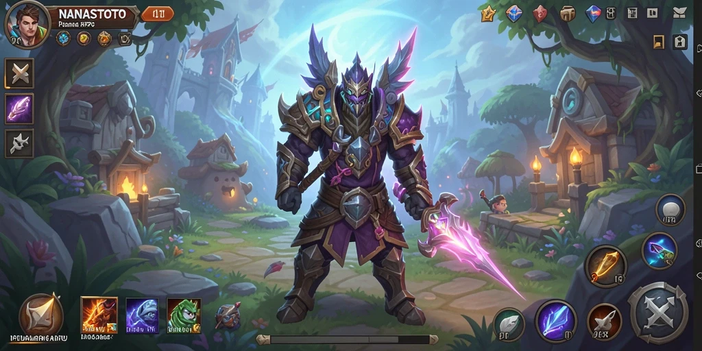 Screenshot NANASTOTO menunjukkan aksi seru dalam pertempuran ARPG.