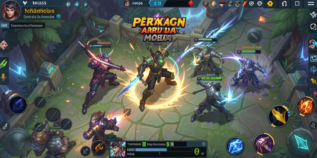 Tangkapan layar gameplay NK666 yang menampilkan aksi seru dalam pertarungan.