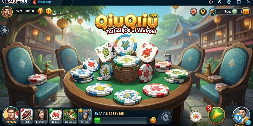 Screenshot NUSABET88 menampilkan gameplay QiuQiu yang seru.
