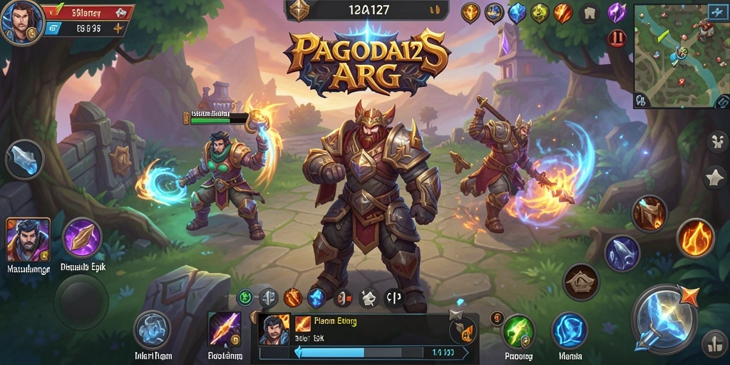 Screenshot utama PAGODA127 menampilkan aksi pertarungan yang mendebarkan dalam dunia ARPG.