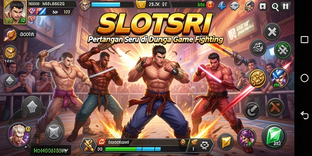 Gameplay menarik SLOTSRI dengan pertarungan seru karakter.