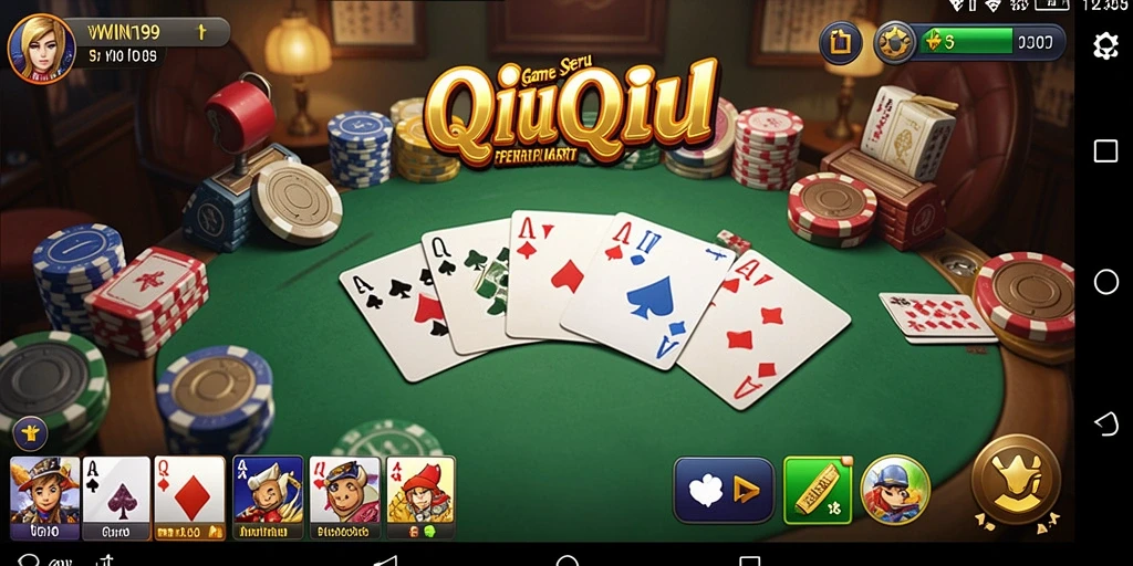Screenshot gameplay QiuQiu yang menegangkan dan seru.